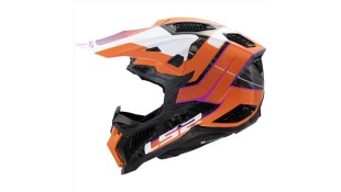 LS2 MX703 X-FORCE GALUO GLOSS ORANGE L