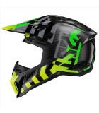 LS2 MX703 C X-FORCE BARRIER H-V YELLOW GREEN XS ΕΞΟΠΛΙΣΜΟΣ