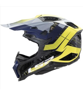LS2 MX703 X-FORCE GALUO GLOSS GREY H-V YELLOW S
