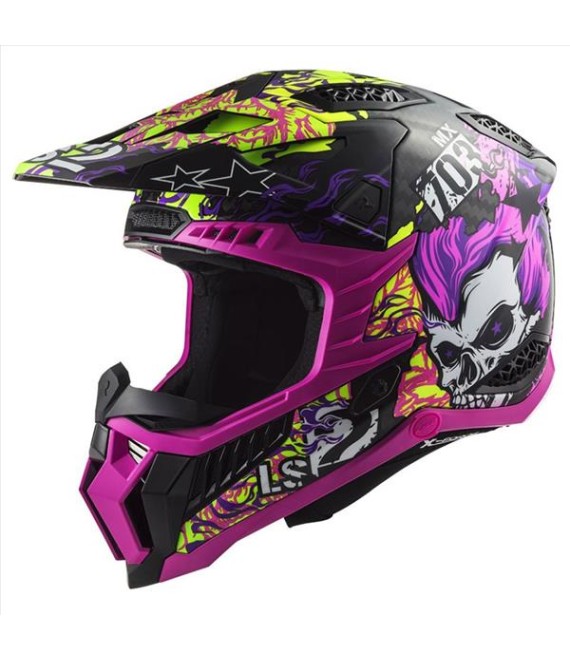 LS2 MX703 C X-FORCE FIRESKULL VIOLET XL ACCESSORIES LS2 MX703 C X-FORCE FIRESKULL VIOLET XL