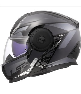 LS2 FF902 SCOPE II OXYD GLOSS BLACK TITANIUM L