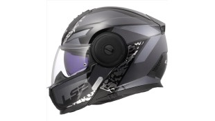 LS2 FF902 SCOPE II OXYD GLOSS BLACK TITANIUM L