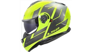 LS2 FF908 STROBE II CODE GLOSS H-V YELLOW GREY S LS2 FF908 STROBE II CODE GLOSS H-V YELLOW GREY S