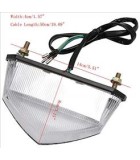 ΦΑΝΑΡΙ ΠΙΣΩ LED UNIVERSAL ΔΙΑΦΑΝΟ