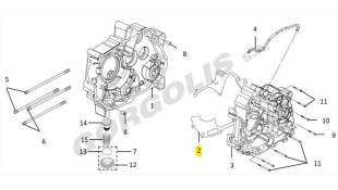 ΦΛΑΝΤΖΑ ΚΑΡΤΕΡ SYM VF 125 ΑΝΤΑΛΛΑΚΤΙΚΑ