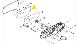 ΚΑΛΥΜΜΑ ΕΣΩΤΕΡΙΚΟ ΚΑΠΑΚΙΟΥ ΜΕΤΑΔΟΣΗΣ SYM SPARE PARTS
