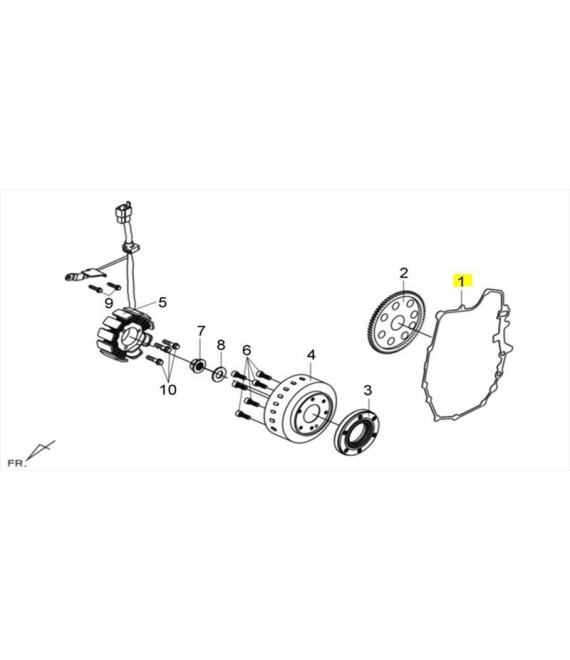 ΦΛΑΝΤΖΑ ΚΑΡΤΕΡ ΔΕΞΙΑ SYM MAXSYM 600 SPARE PARTS ΦΛΑΝΤΖΑ ΚΑΡΤΕΡ ΔΕΞΙΑ SYM MAXSYM 600