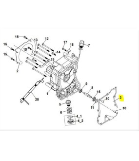 ΦΛΑΝΤΖΑ ΚΑΡΤΕΡ ΔΕΞΙΑ SYM JET X 125
