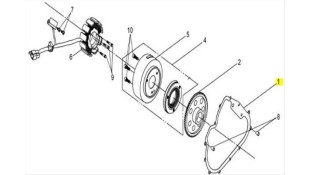 ΦΛΑΝΤΖΑ ΚΑΡΤΕΡ ΔΕΞΙΑ SYM QUADRAIDER 600