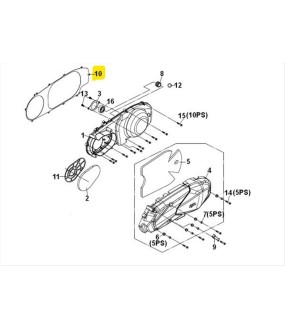 ΦΛΑΝΤΖΑ ΚΑΠΑΚΙΟΥ ΜΕΤΑΔΟΣΗΣ SYM ADX 300i E5+ ΑΝΤΑΛΛΑΚΤΙΚΑ