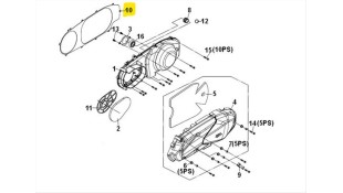 ΦΛΑΝΤΖΑ ΚΑΠΑΚΙΟΥ ΜΕΤΑΔΟΣΗΣ SYM ADX 300i E5+ ΑΝΤΑΛΛΑΚΤΙΚΑ
