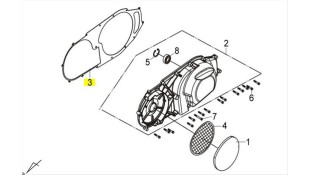 ΦΛΑΝΤΖΑ ΚΑΠΑΚΙΟΥ ΜΕΤΑΔΟΣΗΣ SYM MAXSYM 600i ΑΝΤΑΛΛΑΚΤΙΚΑ