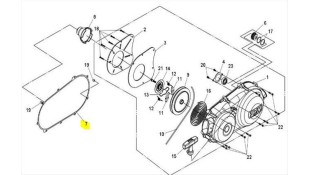 ΦΛΑΝΤΖΑ ΚΑΠΑΚΙΟΥ ΜΕΤΑΔΟΣΗΣ SYM BLADE/QUADLANDER ΑΝΤΑΛΛΑΚΤΙΚΑ