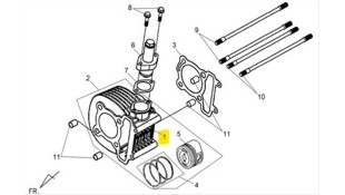 ΚΥΛΙΝΔΡΟΣ SYM CROX/FIDDLE/JET/ORBIT/SYMPHONY 125 ΑΝΤΑΛΛΑΚΤΙΚΑ