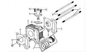 ΦΛΑΝΤΖΑ ΒΑΣΕΩΣ ΚΥΛΙΝΔΡΟΥ SYM MIO 50 ΦΛΑΝΤΖΑ ΒΑΣΕΩΣ ΚΥΛΙΝΔΡΟΥ SYM MIO 50