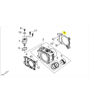 ΦΛΑΝΤΖΑ ΒΑΣΕΩΣ ΚΥΛΙΝΔΡΟΥ SYM MAXSYM/QUADRAIDER 600 ΑΝΤΑΛΛΑΚΤΙΚΑ