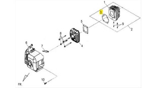 ΦΛΑΝΤΖΑ ΒΑΣΕΩΣ ΚΥΛΙΝΔΡΟΥ SYM 50 2T ΦΛΑΝΤΖΑ ΒΑΣΕΩΣ ΚΥΛΙΝΔΡΟΥ SYM 50 2T