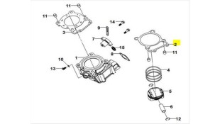 ΦΛΑΝΤΖΑ ΒΑΣΕΩΣ ΚΥΛΙΝΔΡΟΥ SYM VF 185 ΦΛΑΝΤΖΑ ΒΑΣΕΩΣ ΚΥΛΙΝΔΡΟΥ SYM NH-T/VF