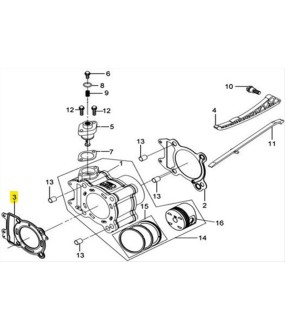 ΦΛΑΝΤΖΑ ΚΕΦΑΛΗΣ ΚΥΛΙΝΔΡΟΥ SYM 300