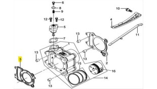 ΦΛΑΝΤΖΑ ΚΕΦΑΛΗΣ ΚΥΛΙΝΔΡΟΥ SYM 300