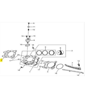 ΦΛΑΝΤΖΑ ΚΕΦΑΛΗΣ ΚΥΛΙΝΔΡΟΥ SYM QUADRAIDER 600 ΑΝΤΑΛΛΑΚΤΙΚΑ