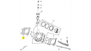 ΦΛΑΝΤΖΑ ΚΕΦΑΛΗΣ ΚΥΛΙΝΔΡΟΥ SYM 300