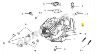 ΦΛΑΝΤΖΑ ΚΕΦΑΛΗΣ ΚΥΛΙΝΔΡΟΥ SYM VF 125 E5