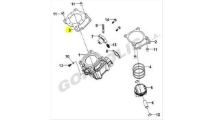 ΦΛΑΝΤΖΑ ΚΕΦΑΛΗΣ ΚΥΛΙΝΔΡΟΥ SYM NH-T 200