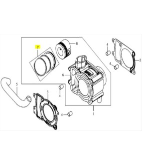 ΕΛΑΤΗΡΙΑ ΠΙΣΤΟΝΙΟΥ STD (ΣΕΤ) SYM GTS/HD/JOYRIDE 200