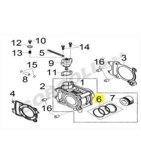 ΕΛΑΤΗΡΙΑ ΠΙΣΤΟΝΙΟΥ STD (ΣΕΤ) SYM CITYCOM / CRUISYM / HD / JOYMAX 300 ΑΝΤΑΛΛΑΚΤΙΚΑ