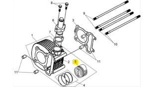 ΠΙΣΤΟΝΙ ΣΚΕΤΟ SYM SYMPHONY SR 150 ΠΙΣΤΟΝΙ ΣΚΕΤΟ SYM SYMPHONY SR 150 ΑΝΤΑΛΛΑΚΤΙΚΑ