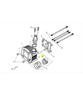 ΠΙΣΤΟΝΙ ΣΚΕΤΟ SYM FIDDLE III/SYMPHONY SR 125