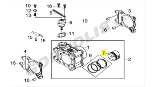 ΠΙΣΤΟΝΙ ΣΚΕΤΟ SYM CRUISYM 300