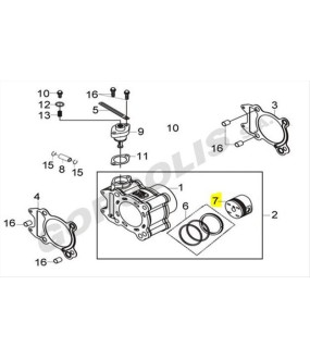 ΠΙΣΤΟΝΙ ΣΚΕΤΟ SYM CRUISYM 300