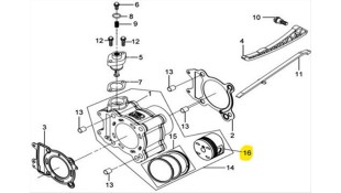 ΠΙΣΤΟΝΙ ΣΚΕΤΟ SYM QUADLANDER 250
