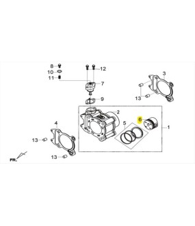 ΠΙΣΤΟΝΙ ΣΚΕΤΟ SYM GTS/CITYCOM 300i