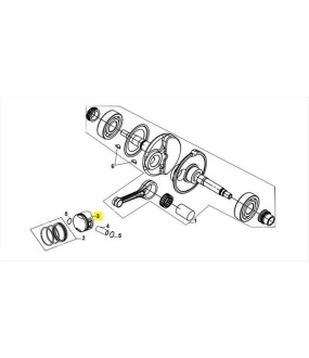 ΠΙΣΤΟΝΙ ΣΚΕΤΟ SYM JET X 125