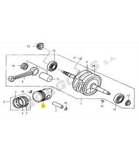 ΠΙΣΤΟΝΙ ΣΚΕΤΟ SYM VF 125i 