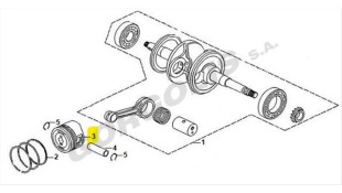 ΠΙΣΤΟΝΙ ΣΚΕΤΟ SYM FIDDLE/JET/ORBIT/SYMPHONY 125 ΑΝΤΑΛΛΑΚΤΙΚΑ