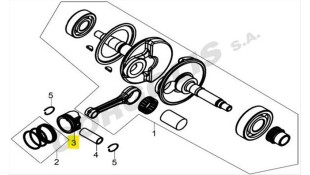 ΠΙΣΤΟΝΙ ΣΚΕΤΟ SYM JET 14/SYMPHONY ST 200 ΑΝΤΑΛΛΑΚΤΙΚΑ