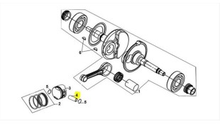 ΠΕΙΡΟΣ ΠΙΣΤΟΝΙΟΥ SYM JET X 125