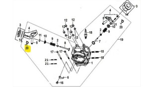 ΕΛΑΤΗΡΙΟ ΠΕΙΡΟΥ ΚΟΚΚΟΡΑΚΙΩΝ ΒΑΛΒΙΔΩΝ SYM 50 4T