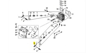 ΚΟΚΚΟΡΑΚΙ ΒΑΛΒΙΔΩΝ ΕΙΣΑΓΩΓΗΣ-ΕΞΑΓΩΓΗΣ SYM SYMPHONY ST 200i ΑΝΤΑΛΛΑΚΤΙΚΑ