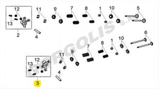 ΚΟΚΚΟΡΑΚΙ ΒΑΛΒΙΔΩΝ ΕΞΑΓΩΓΗΣ ΠΛΗΡΗΣ SYM 300
