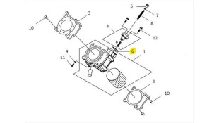 ΦΛΑΝΤΖΑ ΤΕΝΤΩΤΗΡΑ ΚΑΔΕΝΑΣ SYM VF 185 E5+ ΑΝΤΑΛΛΑΚΤΙΚΑ