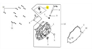 ΤΑΠΑ ΕΙΣΑΓΩΓΗΣ ΛΑΔΙΟΥ SYM VF 185