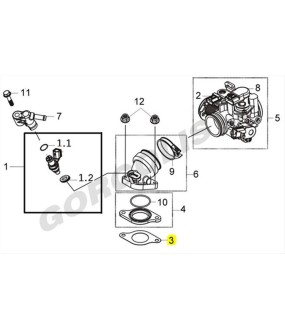 ΦΛΑΝΤΖΑ ΛΑΙΜΟΥ ΕΙΣΑΓΩΓΗΣ ΧΑΡΤΙΝΗ SYM 250/300 ΑΝΤΑΛΛΑΚΤΙΚΑ ΦΛΑΝΤΖΑ ΛΑΙΜΟΥ ΕΙΣΑΓΩΓΗΣ ΧΑΡΤΙΝΗ SYM 250/300