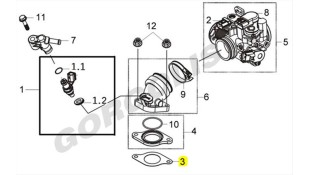 ΦΛΑΝΤΖΑ ΛΑΙΜΟΥ ΕΙΣΑΓΩΓΗΣ ΧΑΡΤΙΝΗ SYM 250/300