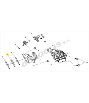 ΦΛΑΝΤΖΑ ΛΑΙΜΟΥ ΕΙΣΑΓΩΓΗΣ ΚΟΚΚΑΛΙΝΗ SYM VF 185 SPARE PARTS