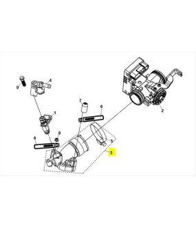 ΛΑΙΜΟΣ ΚΑΡΜΠΥΡΑΤΕΡ SYM JET X 125 E5 ΑΝΤΑΛΛΑΚΤΙΚΑ